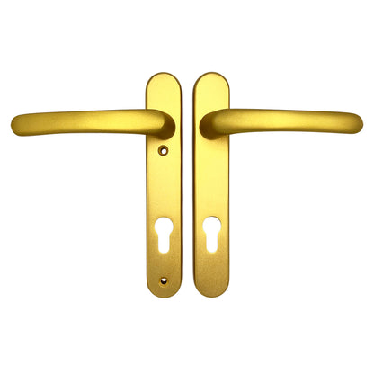 Lever UPVC Multipoint Door Handles - 92mm PZ Sprung 122mm Screw Centres