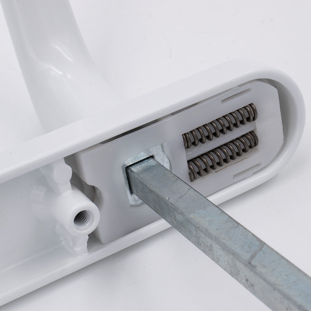 Lever UPVC Multipoint Door Handles - 92mm PZ Sprung 122mm Screw Centres