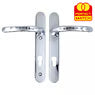 Lever UPVC Multipoint Door Handles - 92mm PZ Sprung 122mm Screw Centres - Long Backplate