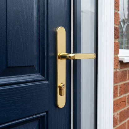 Lever UPVC Multipoint Door Handles - 92mm PZ Sprung 210mm Screw Centres