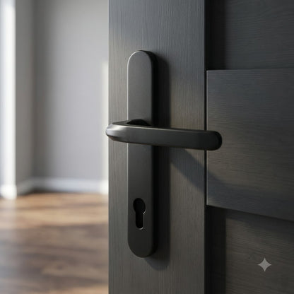 Lever UPVC Multipoint Door Handles - 92mm PZ Sprung 210mm Screw Centres