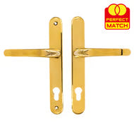Lever UPVC Multipoint Door Handles - 92mm PZ Sprung 210mm Screw Centres