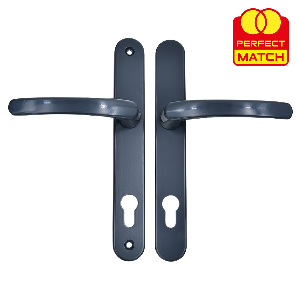 Lever UPVC Multipoint Door Handles - 92mm PZ Sprung 210mm Screw Centres