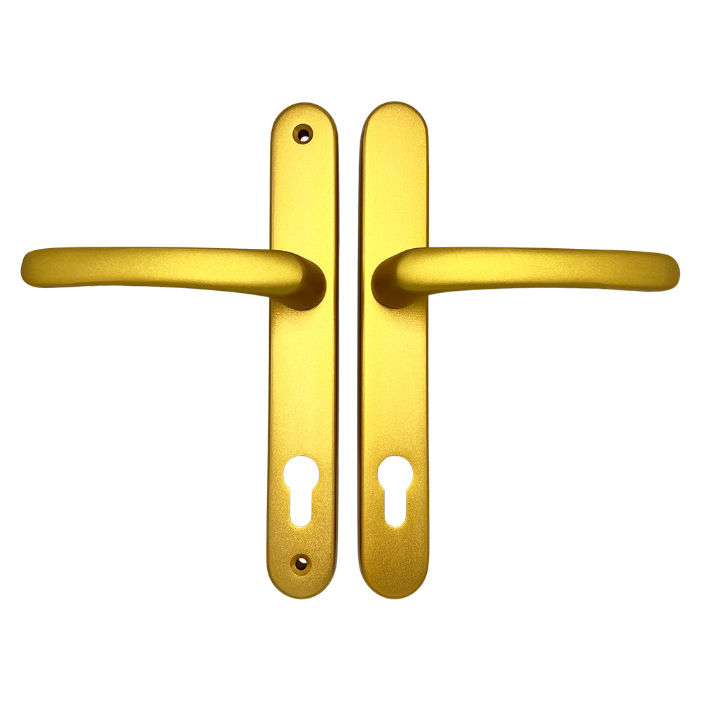 Lever UPVC Multipoint Door Handles - 92mm PZ Sprung 210mm Screw Centres