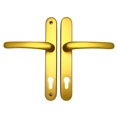 Lever UPVC Multipoint Door Handles - 92mm PZ Sprung 210mm Screw Centres