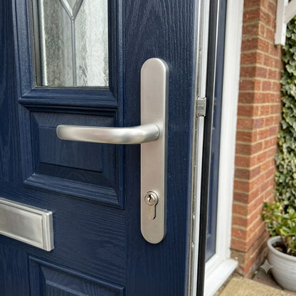 Lever UPVC Multipoint Door Handles - 92mm PZ Sprung 210mm Screw Centres