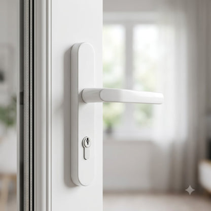 Lever UPVC Multipoint Door Handles - 92mm PZ Sprung 210mm Screw Centres