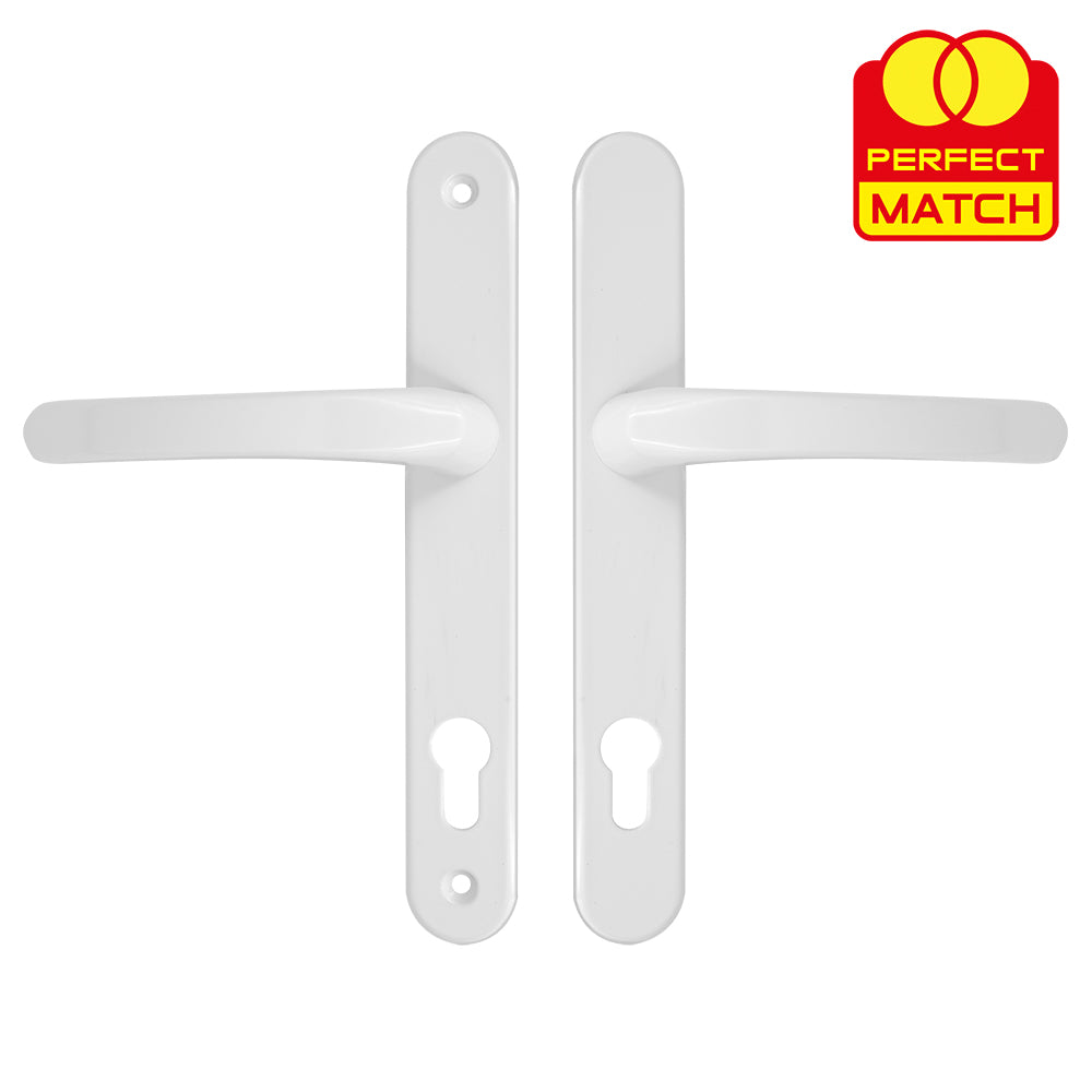 Lever UPVC Multipoint Door Handles - 92mm PZ Sprung 210mm Screw Centres