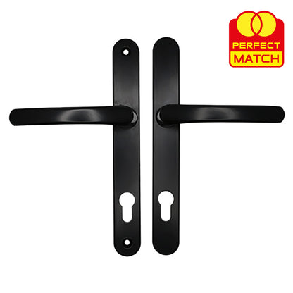 Lever UPVC Multipoint Door Handles - 92mm PZ Sprung 215mm Screw Centres