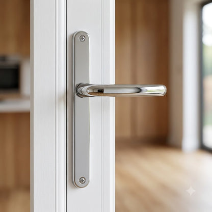 Lever UPVC Multipoint Door Handles - 92mm PZ Sprung 215mm Screw Centres