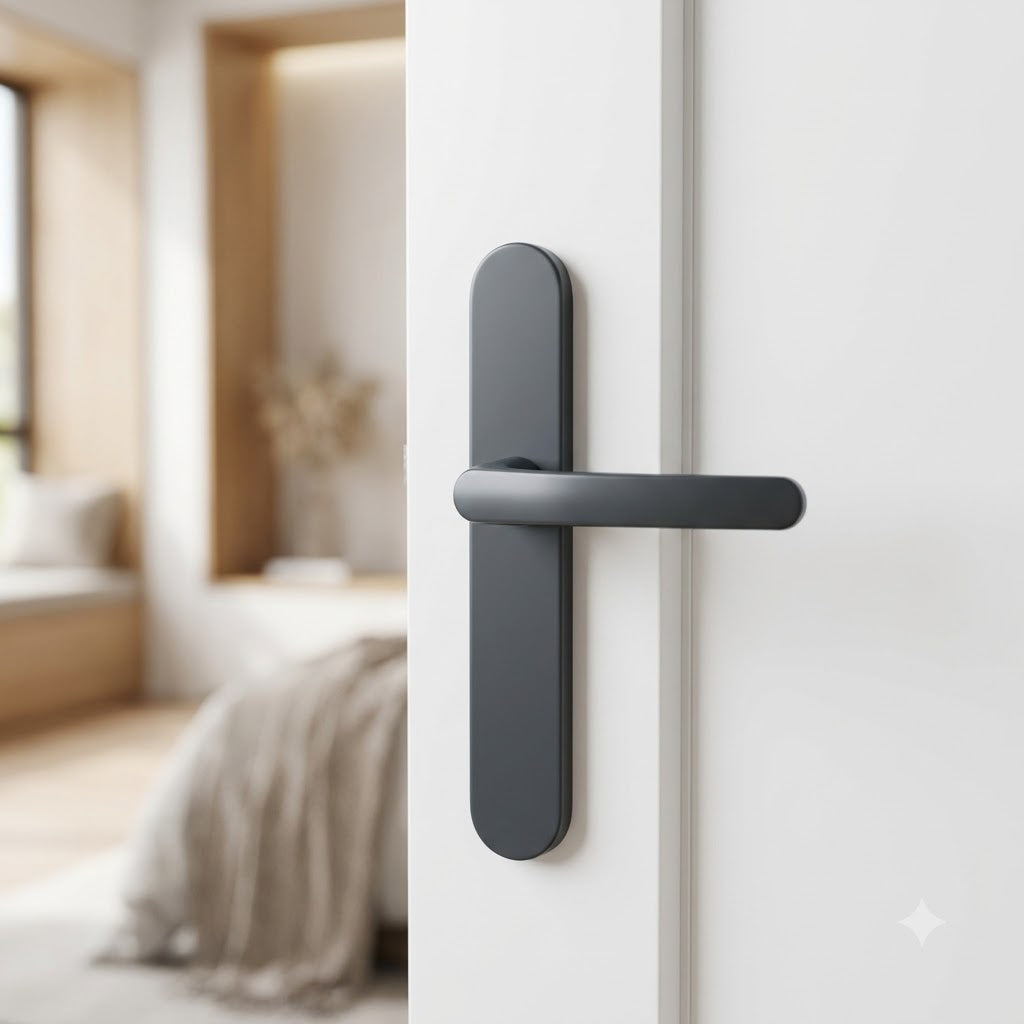 Lever UPVC Multipoint Door Handles - 92mm PZ Sprung 215mm Screw Centres