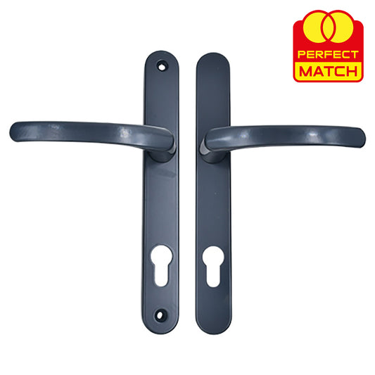 Lever UPVC Multipoint Door Handles - 92mm PZ Sprung 215mm Screw Centres