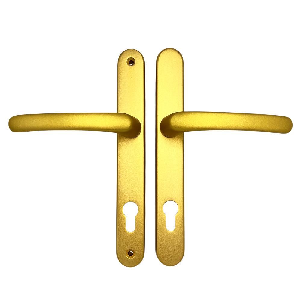 Lever UPVC Multipoint Door Handles - 92mm PZ Sprung 215mm Screw Centres