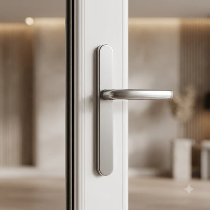 Lever UPVC Multipoint Door Handles - 92mm PZ Sprung 215mm Screw Centres