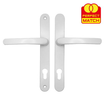 Lever UPVC Multipoint Door Handles - 92mm PZ Sprung 215mm Screw Centres