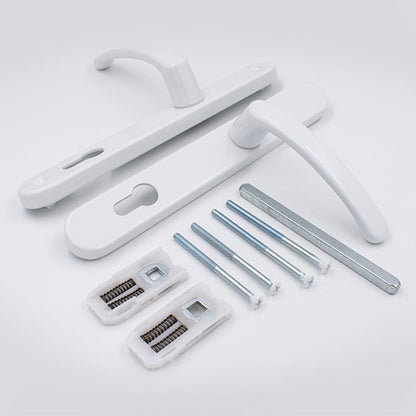 Lever UPVC Multipoint Door Handles - 92mm PZ Sprung 215mm Screw Centres