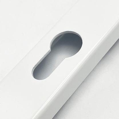 Moveable Pad Offset UPVC Multipoint Door Handles - 92/70mm PZ - Sprung - 203mm Screw Centres