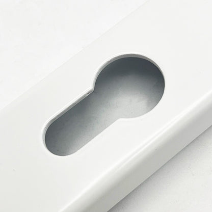Lever UPVC Multipoint Door Handles - 92mm PZ Sprung - 215mm Screw Centres - 260mm Long Backplate - 3x Fixing Points