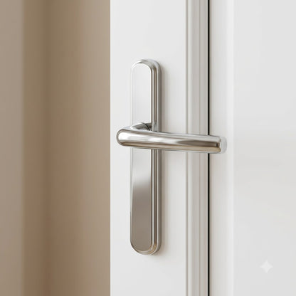 oveable Pad UPVC Multipoint Door Handles - 92mm PZ - Sprung - 215mm Screw Centres - 3x Fixings