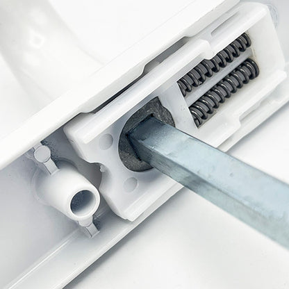 oveable Pad UPVC Multipoint Door Handles - 92mm PZ - Sprung - 215mm Screw Centres - 3x Fixings