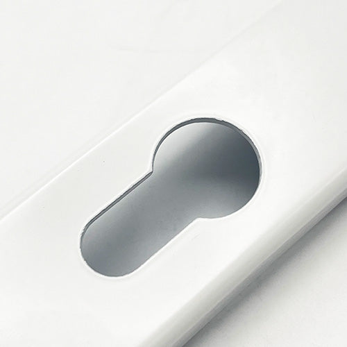 oveable Pad UPVC Multipoint Door Handles - 92mm PZ - Sprung - 215mm Screw Centres - 3x Fixings