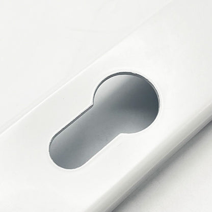 oveable Pad UPVC Multipoint Door Handles - 92mm PZ - Sprung - 215mm Screw Centres - 3x Fixings