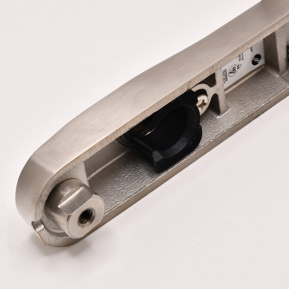 TS007 2 Star Grade 304 Stainless Steel Lever Lever UPVC Multipoint Door Handles - 92mm PZ Sprung 210mm Screw Centres