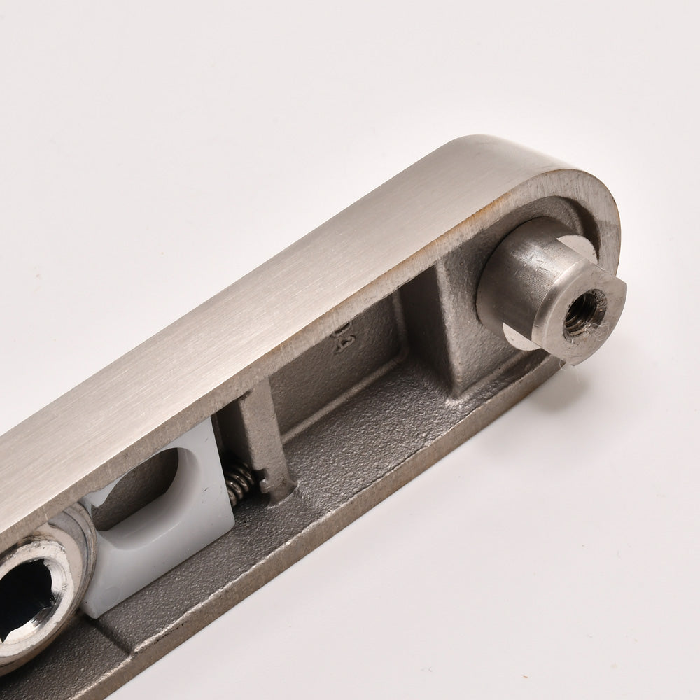 TS007 2 Star Grade 304 Stainless Steel Lever Lever UPVC Multipoint Door Handles - 92mm PZ Sprung 210mm Screw Centres