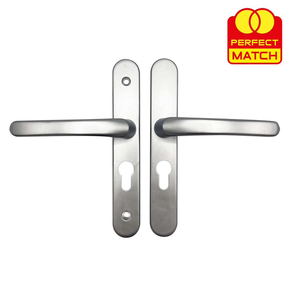 Lever UPVC Multipoint Door Handles - 48mm PZ - Sprung - 160mm Screw Centres