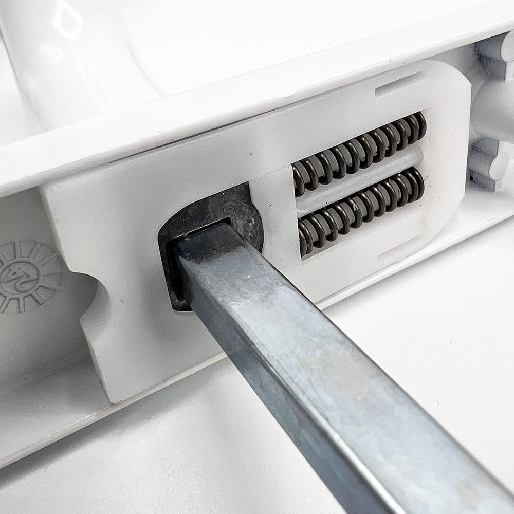 Lever UPVC Multipoint Door Handles - 48mm PZ - Sprung - 160mm Screw Centres