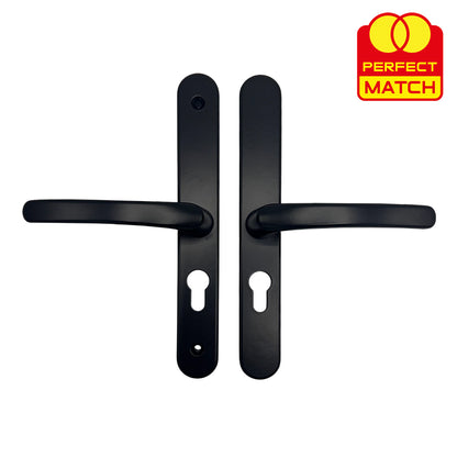 Lever UPVC Multipoint Door Handles - 48mm PZ - Sprung - 200mm Screw Centres