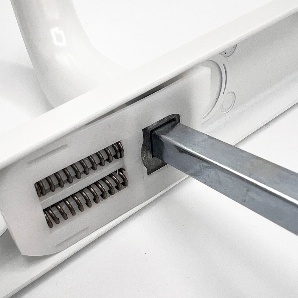 Lever UPVC Multipoint Door Handles - 48mm PZ - Sprung - 200mm Screw Centres