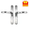 Lever UPVC Multipoint Door Handles - 48mm PZ - Sprung - 215mm Screw Centres