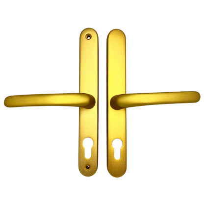 Lever UPVC Multipoint Door Handles - 68mm PZ Sprung 215mm Screw Centres