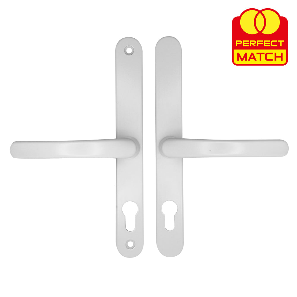 Lever UPVC Multipoint Door Handles - 68mm PZ Sprung 215mm Screw Centres