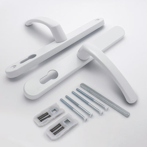 Lever UPVC Multipoint Door Handles - 68mm PZ Sprung 215mm Screw Centres