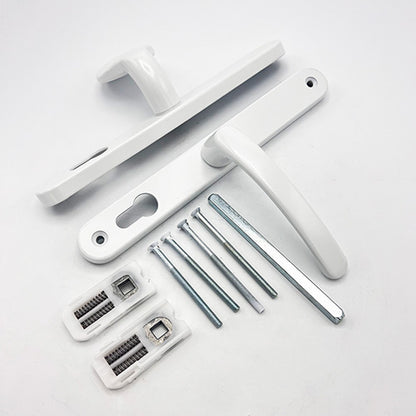 Moveable Pad UPVC Multipoint Door Handles - 68mm PZ Sprung 215mm Screw Centres