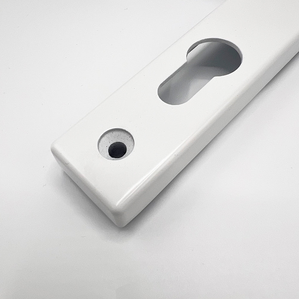 Lever UPVC Multipoint Door Handles - 70mm PZ - Sprung - 180mm Screw Centres - 7mm Follower