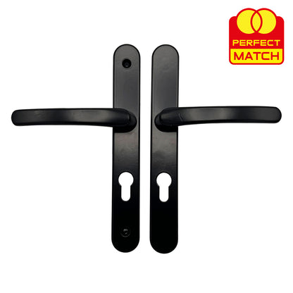 Lever UPVC Multipoint Door Handles - 70mm PZ - Sprung - 200mm Screw Centres - 7mm Follower