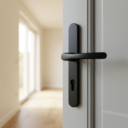 Lever UPVC Multipoint Door Handles - 70mm PZ - Sprung - 240mm Screw Centres