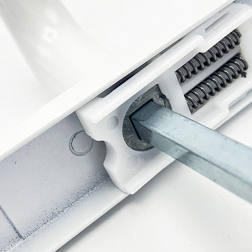 Lever UPVC Multipoint Door Handles - 70mm PZ - Sprung - 240mm Screw Centres