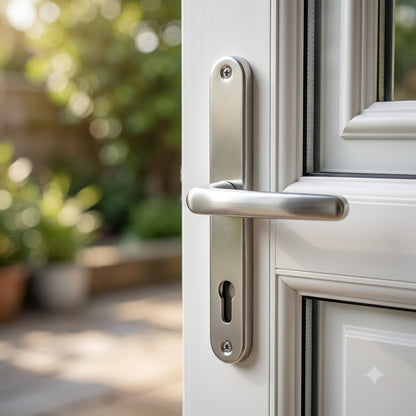 Lever UPVC Multipoint Door Handles - 70mm PZ Sprung 215mm Screw Centres