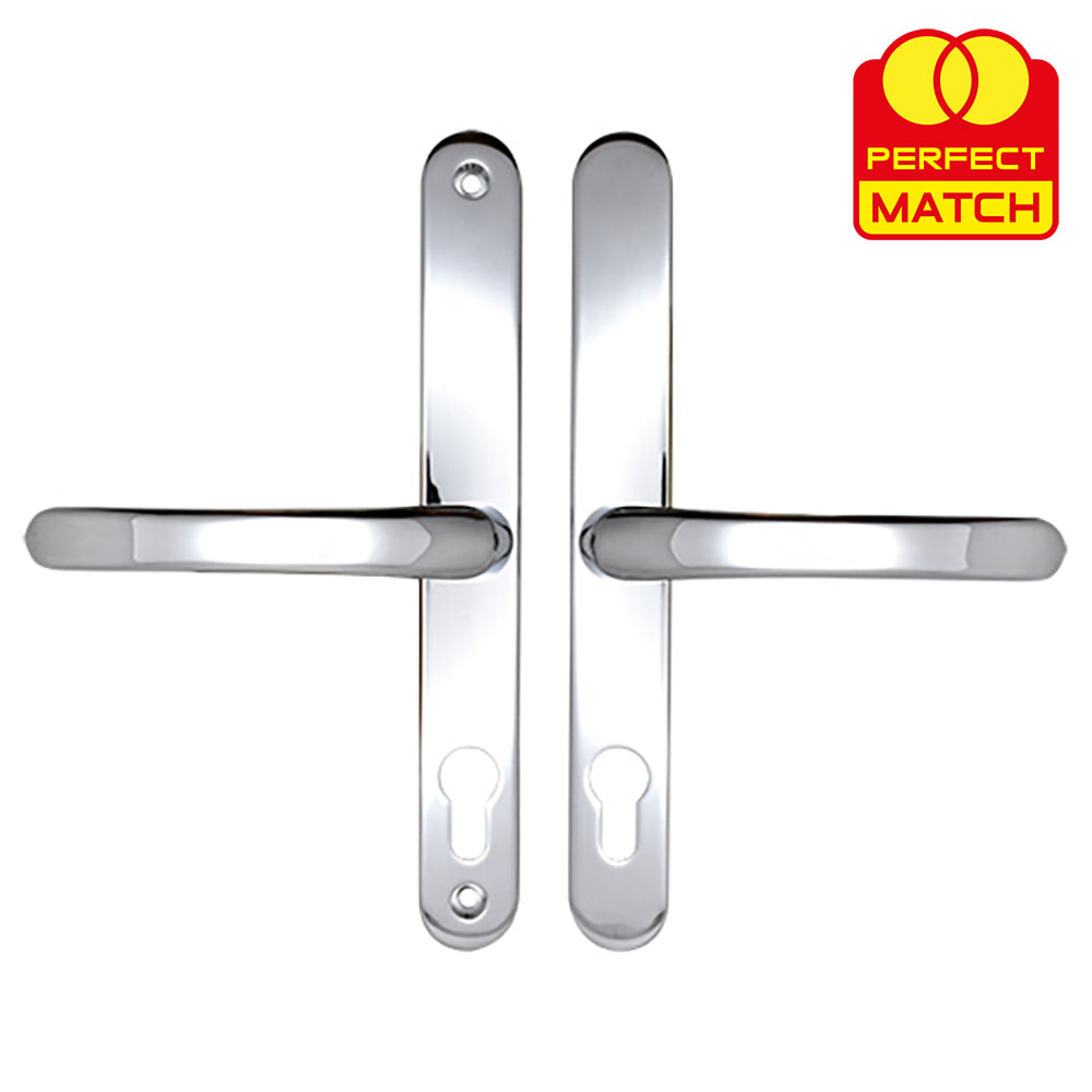 Lever UPVC Multipoint Door Handles - 70mm PZ Sprung 215mm Screw Centres