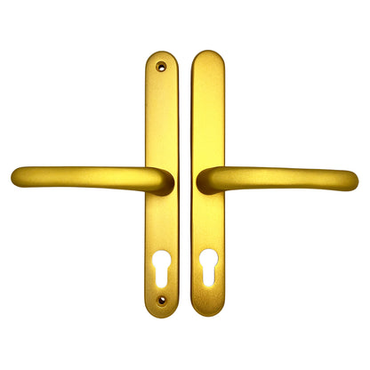 Lever UPVC Multipoint Door Handles - 70mm PZ Sprung 215mm Screw Centres