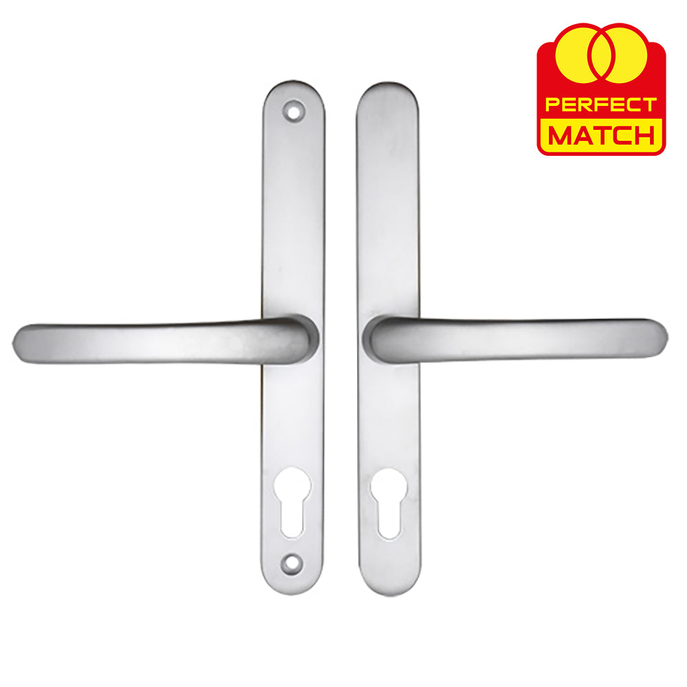 Lever UPVC Multipoint Door Handles - 70mm PZ Sprung 215mm Screw Centres