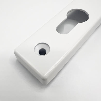 Lever UPVC Multipoint Door Handles - 72mm PZ - Sprung - 180mm Screw Centres