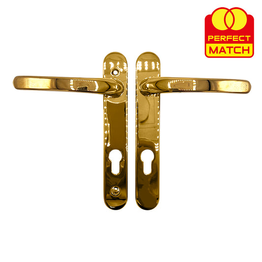 Lever Multipoint Door Handles - 92mm PZ - Sprung - 160mm Screw Centres
