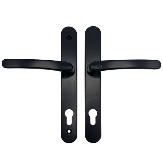 Lever UPVC Multipoint Door Handles - 92mm PZ - Sprung - 200mm Screw Centres