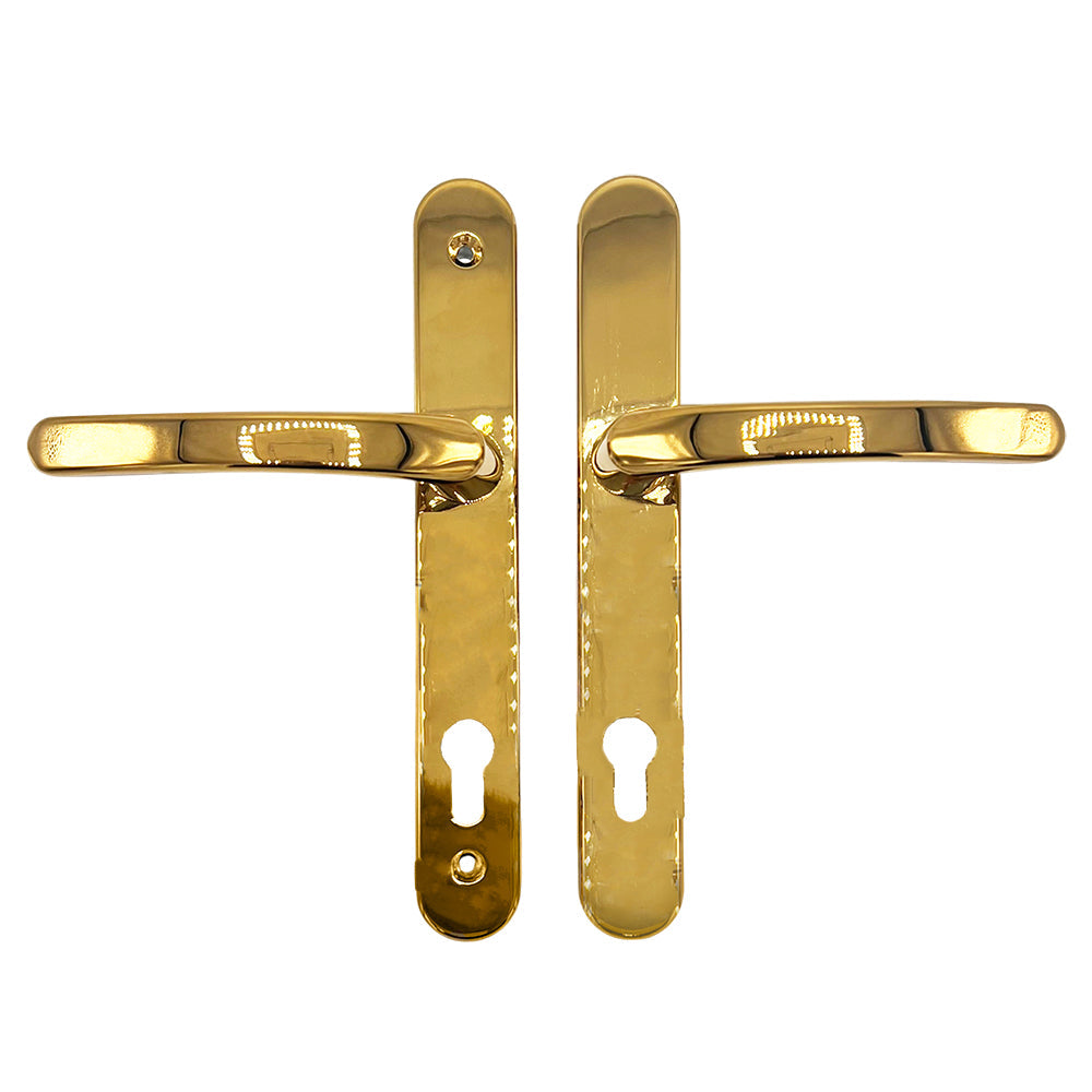 Lever UPVC Multipoint Door Handles - 92mm PZ - Sprung - 200mm Screw Centres