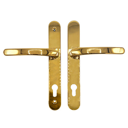 Lever UPVC Multipoint Door Handles - 92mm PZ - Sprung - 200mm Screw Centres